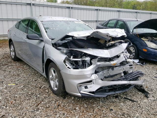 1G1ZB5ST2JF167750 - 2018 CHEVROLET MALIBU LS GRAY photo 1