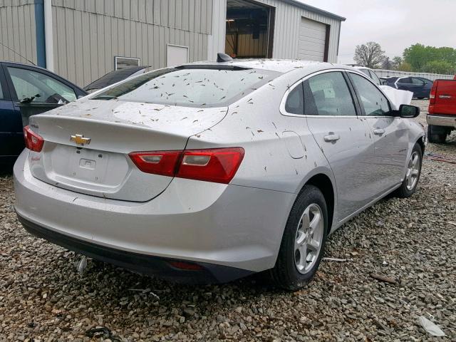 1G1ZB5ST2JF167750 - 2018 CHEVROLET MALIBU LS GRAY photo 4