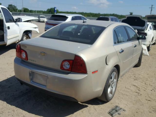 1G1ZC5EB7AF144626 - 2010 CHEVROLET MALIBU 1LT GOLD photo 4