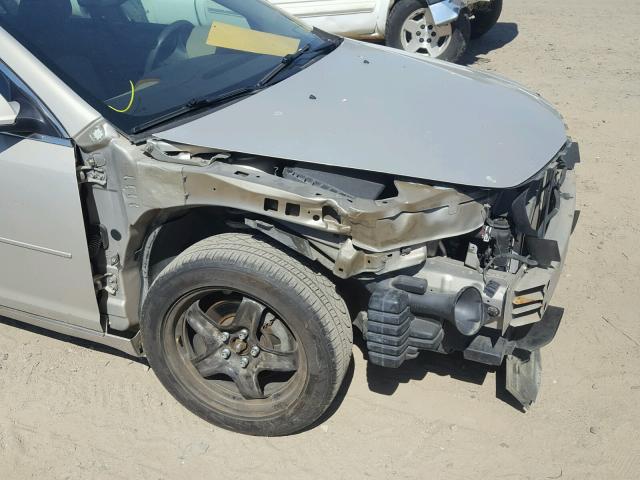 1G1ZC5EB7AF144626 - 2010 CHEVROLET MALIBU 1LT GOLD photo 9