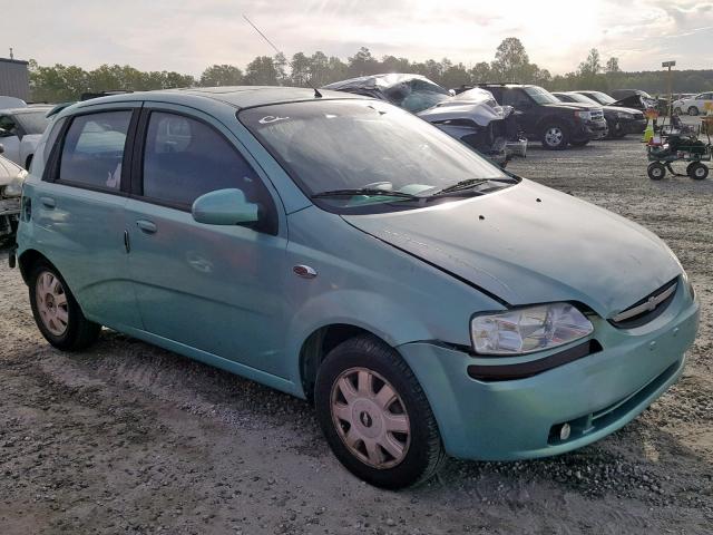 KL1TG626X5B289601 - 2005 CHEVROLET AVEO LT BLUE photo 1