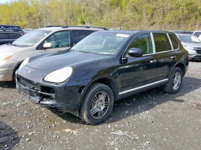 WP1AB29P06LA65737 - 2006 PORSCHE CAYENNE S BLACK photo 2