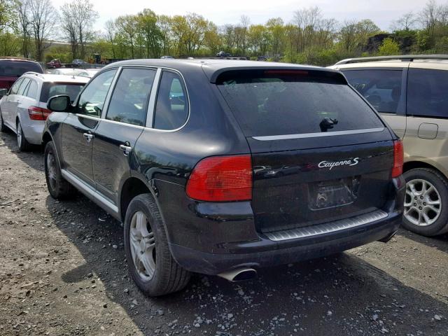 WP1AB29P06LA65737 - 2006 PORSCHE CAYENNE S BLACK photo 3