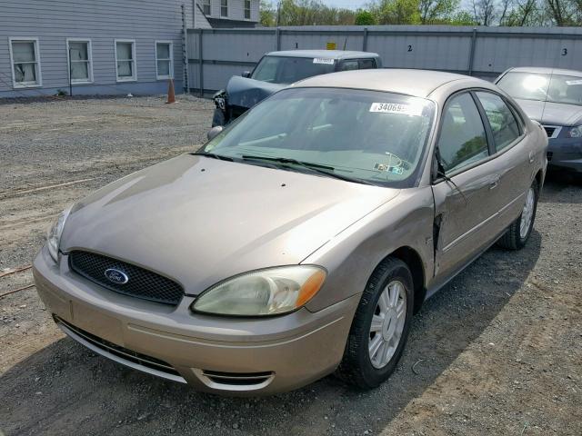 1FAHP56S24A205491 - 2004 FORD TAURUS SEL BEIGE photo 2