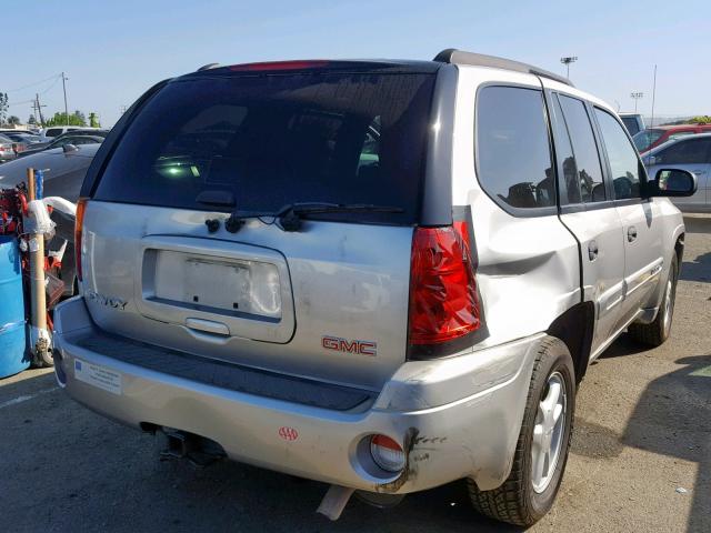 1GKDT13S542221510 - 2004 GMC ENVOY GRAY photo 4