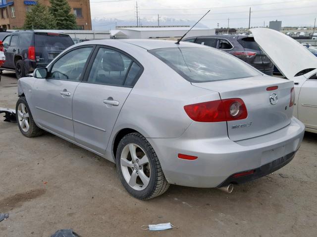 JM1BK12F951327377 - 2005 MAZDA 3 I SILVER photo 3