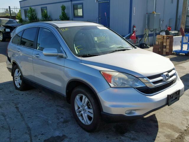 5J6RE3H73AL011175 - 2010 HONDA CR-V EXL SILVER photo 1