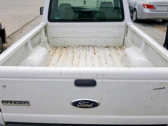 1FTYR10DX7PA22803 - 2007 FORD RANGER WHITE photo 6