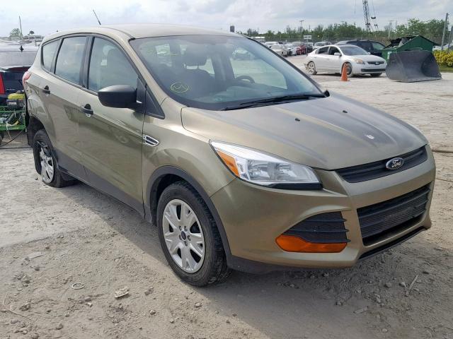 1FMCU0F7XDUD41082 - 2013 FORD ESCAPE S GREEN photo 1