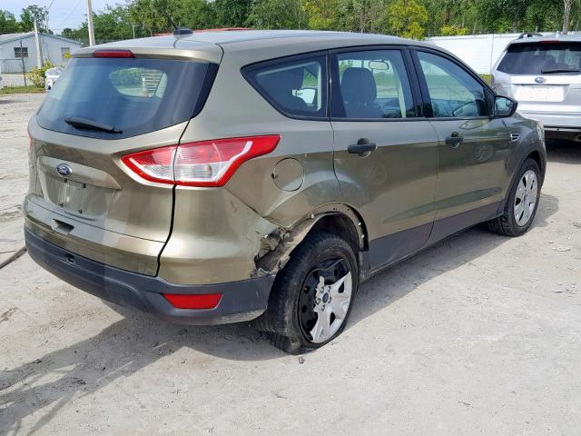 1FMCU0F7XDUD41082 - 2013 FORD ESCAPE S GREEN photo 4