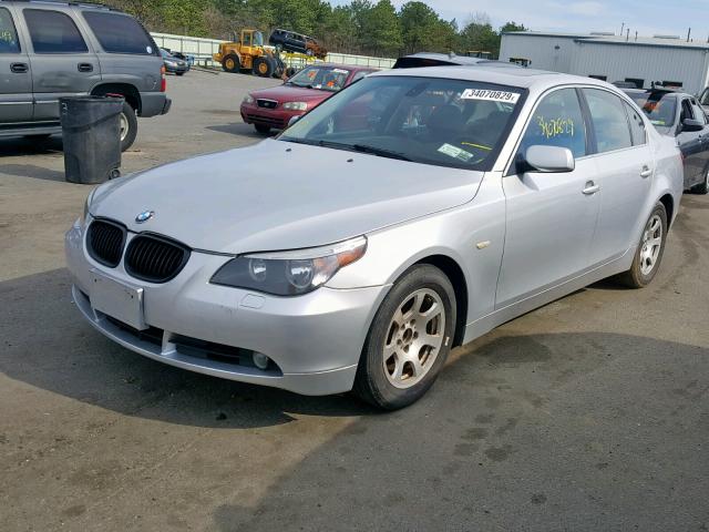 WBANA53594B851695 - 2004 BMW 525 I SILVER photo 2