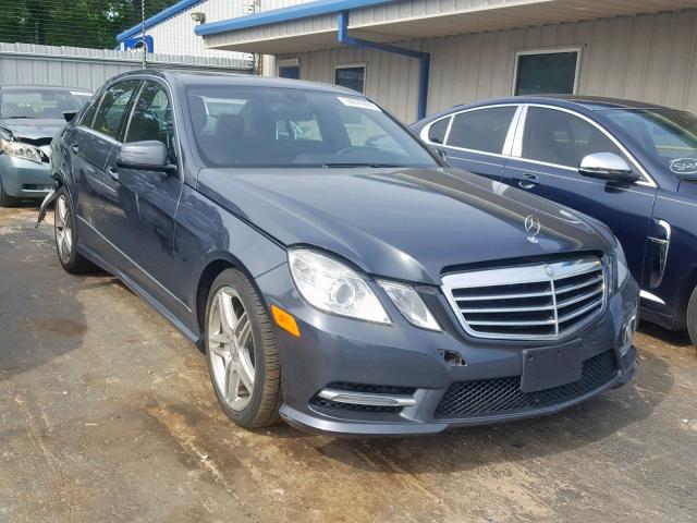 WDDHF5KB2DA709161 - 2013 MERCEDES-BENZ E 350 BLUE photo 1