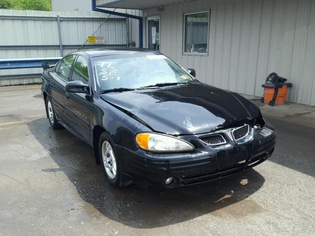 1G2NE52T81M654383 - 2001 PONTIAC GRAND AM S BLACK photo 1