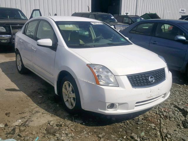 3N1AB61E28L612259 - 2008 NISSAN SENTRA 2.0 WHITE photo 1