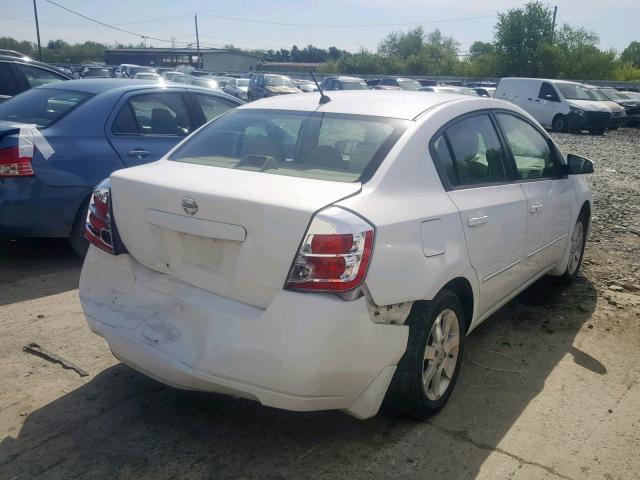 3N1AB61E28L612259 - 2008 NISSAN SENTRA 2.0 WHITE photo 4