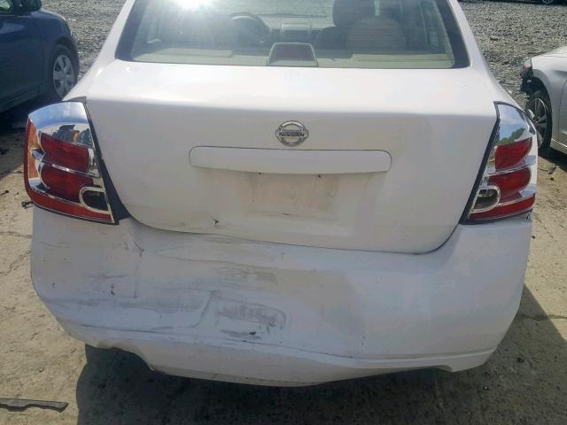 3N1AB61E28L612259 - 2008 NISSAN SENTRA 2.0 WHITE photo 9