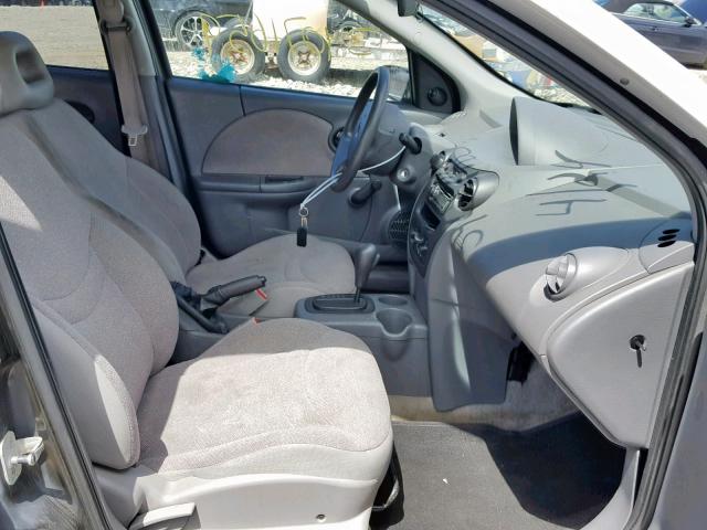 1G8AG52F34Z126721 - 2004 SATURN ION LEVEL GRAY photo 5