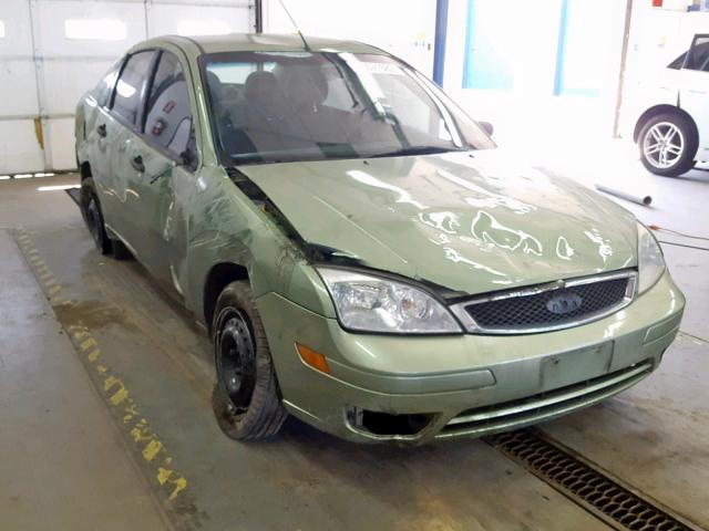 1FAFP34N57W362884 - 2007 FORD FOCUS ZX4 GREEN photo 1