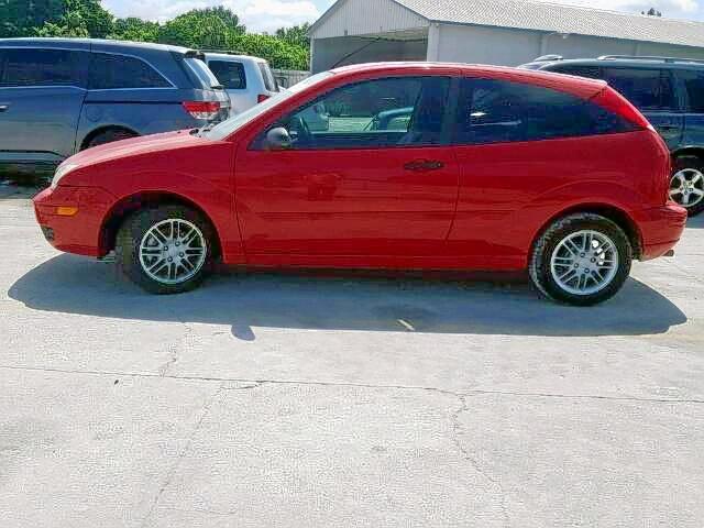 1FAFP31N66W156363 - 2006 FORD FOCUS ZX3 RED photo 9