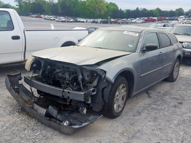 2D4FV47V67H621370 - 2007 DODGE MAGNUM SXT BLUE photo 2