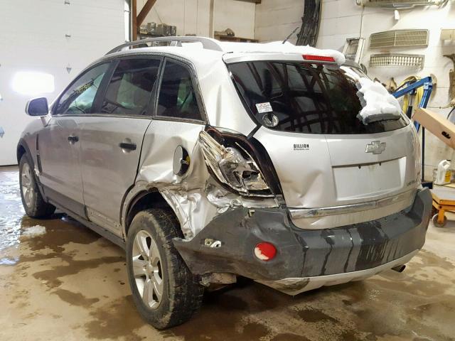 3GNAL2EKXDS573947 - 2013 CHEVROLET CAPTIVA LS 银色 照片 3