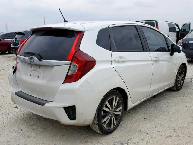 JHMGK5H73GX001957 - 2016 HONDA FIT EX WHITE photo 4