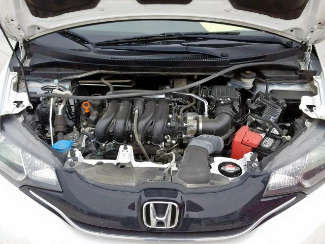 JHMGK5H73GX001957 - 2016 HONDA FIT EX WHITE photo 7