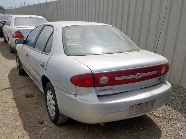 1G1JC52F837277221 - 2003 CHEVROLET CAVILER GRAY photo 3