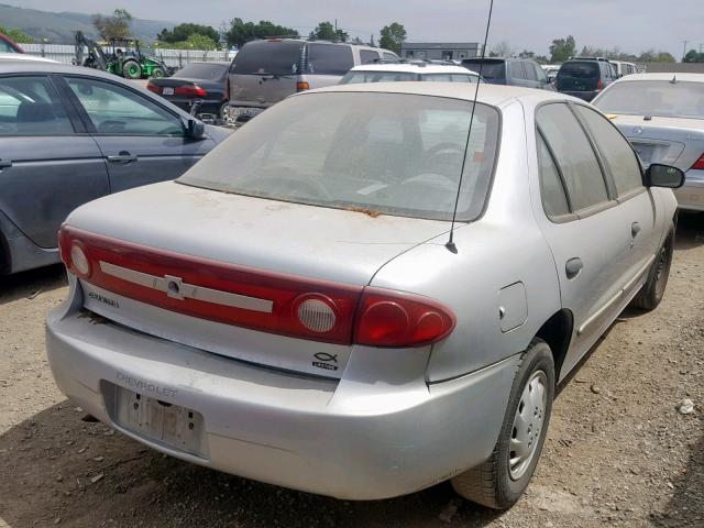 1G1JC52F837277221 - 2003 CHEVROLET CAVILER GRAY photo 4