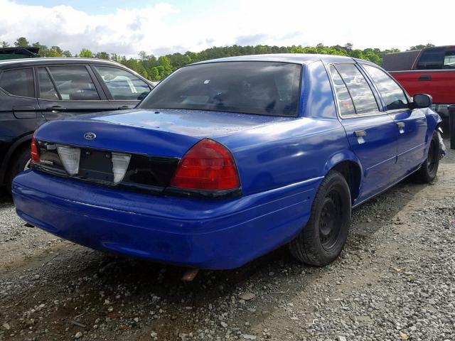 2FAFP71W1YX102282 - 2000 FORD CROWN VICT BLUE photo 4