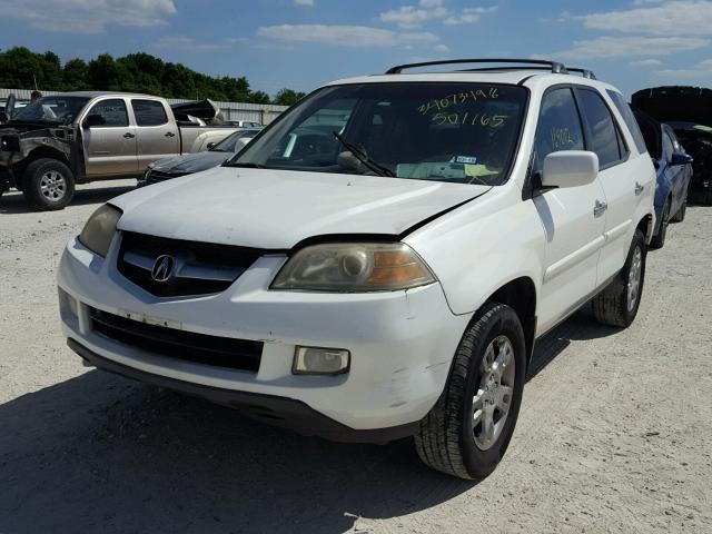 2HNYD18895H501165 - 2005 ACURA MDX TOURIN WHITE photo 2