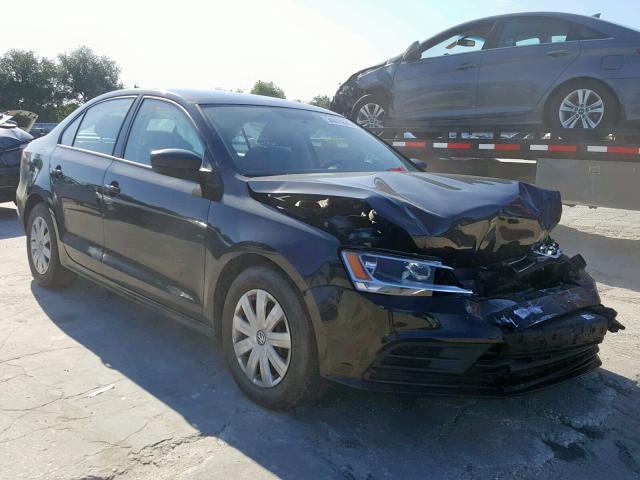 3VW2K7AJ5FM280228 - 2015 VOLKSWAGEN JETTA BASE BLACK photo 1