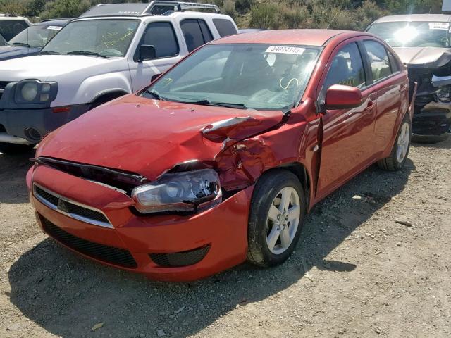 JA3AU26U58U011027 - 2008 MITSUBISHI LANCER ES MAROON photo 2