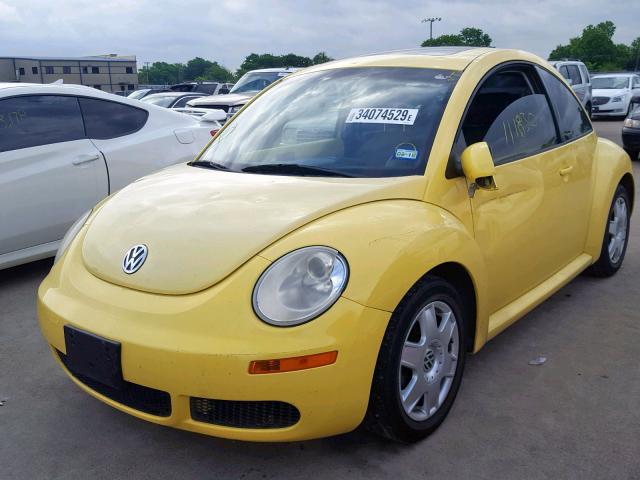 3VWRW31CX7M514538 - 2007 VOLKSWAGEN NEW BEETLE Sarı foto 2
