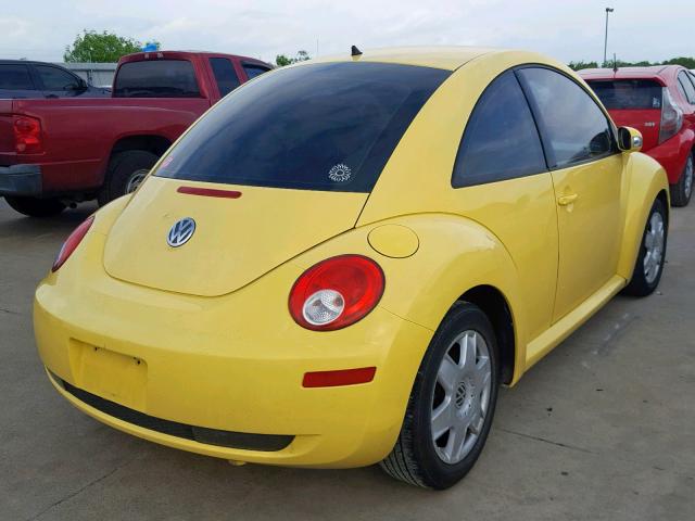 3VWRW31CX7M514538 - 2007 VOLKSWAGEN NEW BEETLE Sarı foto 4