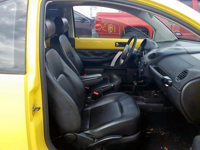 3VWRW31CX7M514538 - 2007 VOLKSWAGEN NEW BEETLE Sarı foto 5