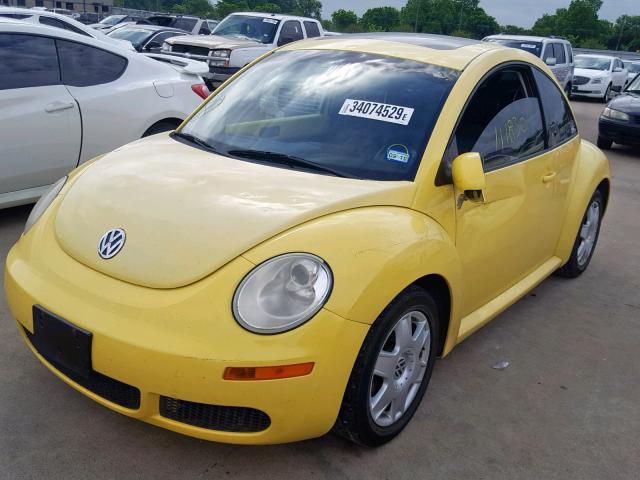 3VWRW31CX7M514538 - 2007 VOLKSWAGEN NEW BEETLE Sarı foto 9