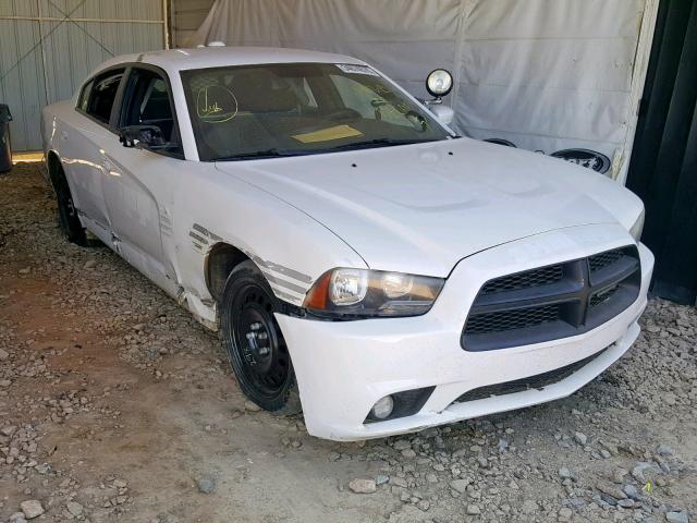 2C3CDXAT5CH201481 - 2012 DODGE CHARGER PO WHITE photo 1