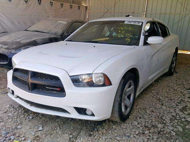 2C3CDXAT5CH201481 - 2012 DODGE CHARGER PO WHITE photo 2