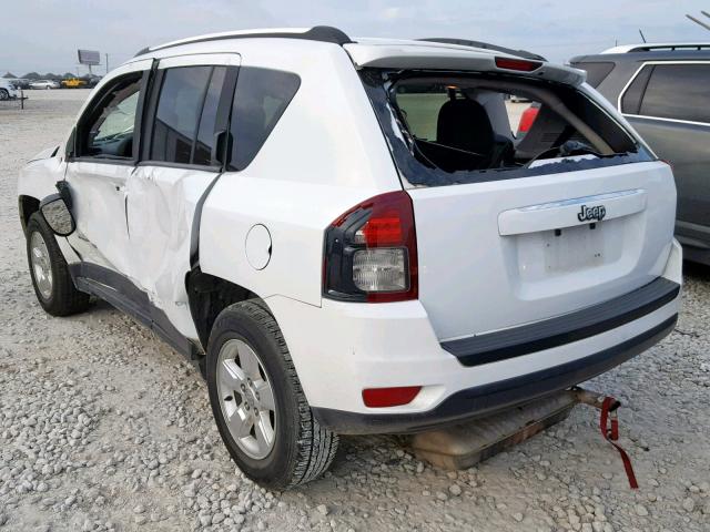 1C4NJCBAXED542460 - 2014 JEEP COMPASS SP 白色 照片 3