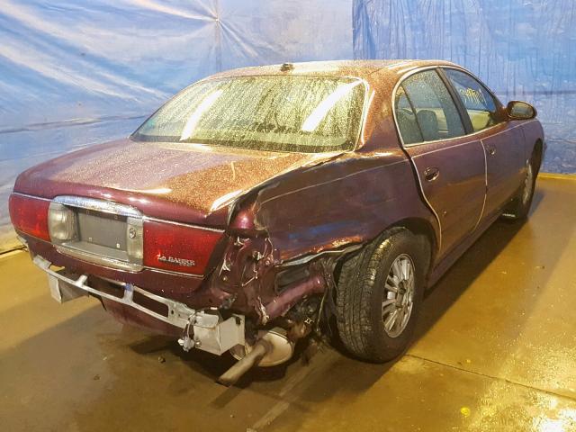 1G4HP52K74U140406 - 2004 BUICK LESABRE CU PURPLE photo 4