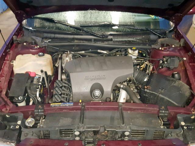 1G4HP52K74U140406 - 2004 BUICK LESABRE CU PURPLE photo 7