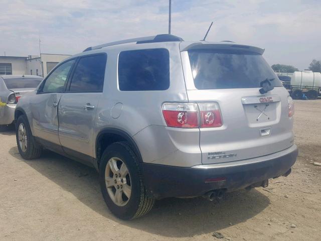 1GKKVNED7CJ202663 - 2012 GMC ACADIA SLE SILVER photo 3