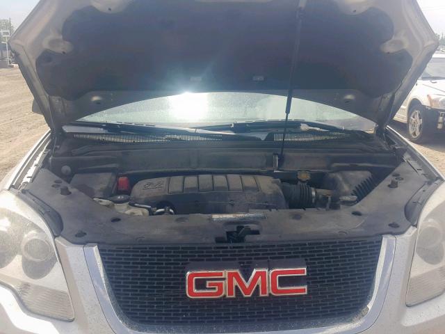 1GKKVNED7CJ202663 - 2012 GMC ACADIA SLE SILVER photo 7