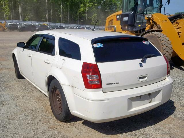 2D4FV47T08H168377 - 2008 DODGE MAGNUM WHITE photo 3