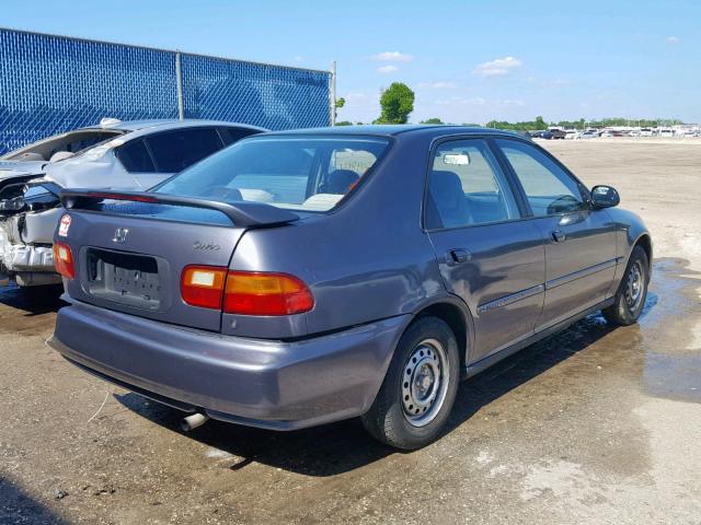 1HGEG8546SL026004 - 1995 HONDA CIVIC DX CHARCOAL photo 4