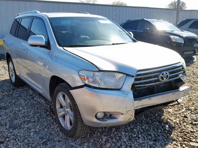 JTEES42A092148238 - 2009 TOYOTA HIGHLANDER SILVER photo 1