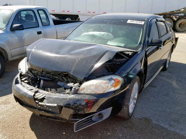 2G1WC5EM9A1163125 - 2010 CHEVROLET IMPALA LTZ BLACK photo 2