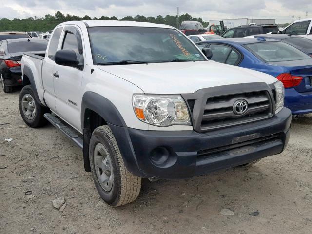 5TETU4GNXAZ725388 - 2010 TOYOTA TACOMA PRE WHITE photo 1