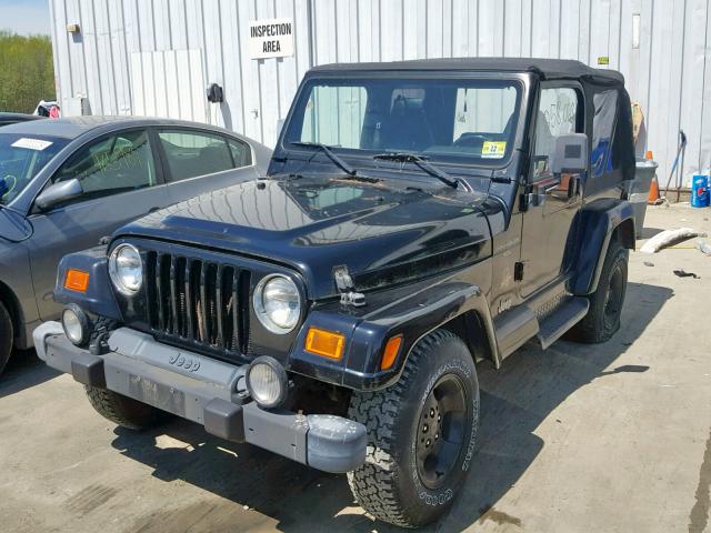 1J4FA59S1YP725676 - 2000 JEEP WRANGLER / BLACK photo 2